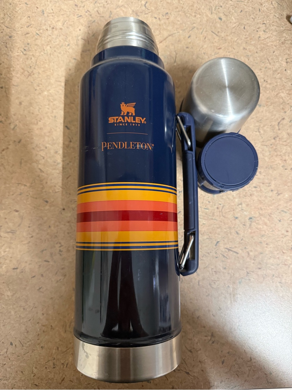 Stanley x Pendleton 1.5 Qt Insulated Thermos Navy Stripe